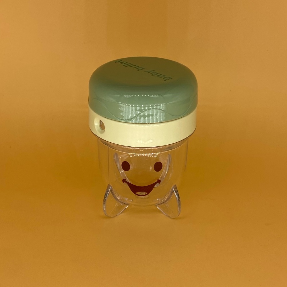 Baby Bullet Blender Replacement To-Go Short Cup Green Lid